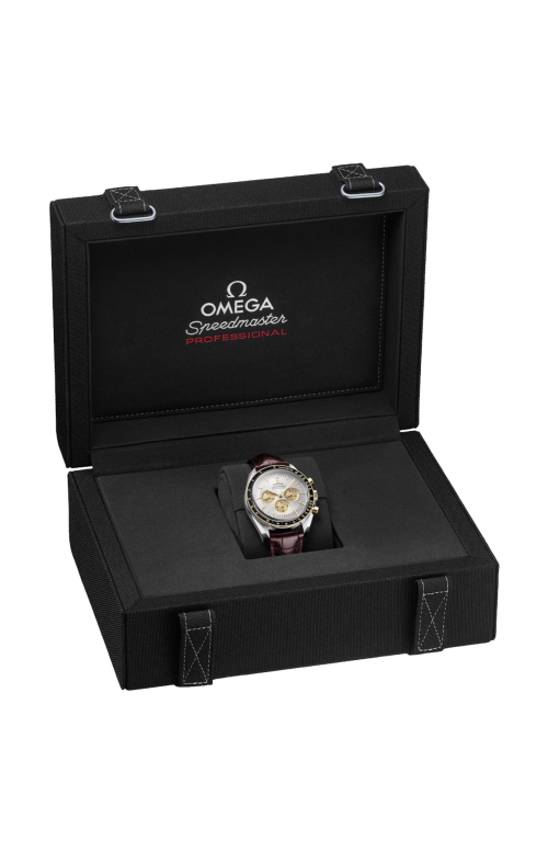 SPEEDMASTER MOONWATCH PROFESSIONAL 42 MM, ACCIAIO-ORO MOONSHINE™ SU ALLIGATORE - 310.23.42.50.02.001