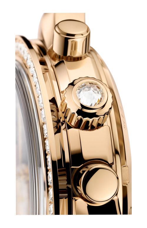 SPEEDMASTER 38 MM, ORO MOONSHINE™ SU ALLIGATORE - 324.58.38.50.60.001