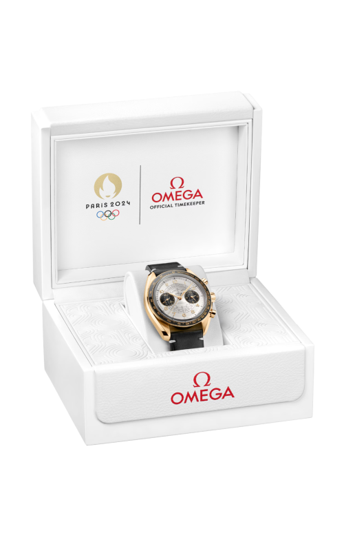 SPEEDMASTER CHRONOSCOPE 43 MM, ORO MOONSHINE™ SU PELLE - 522.62.43.51.02.001