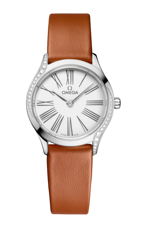 DE VILLE MINI TRÉSOR 26 MM, ACCIAIO SU PELLE - 428.17.26.60.04.004