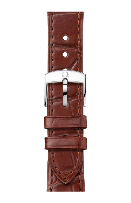 DE VILLE PRESTIGE 42 MM, ACCIAIO-ORO SEDNA™ SU ALLIGATORE - 434.23.42.22.02.001