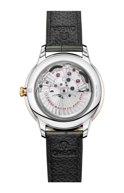 DE VILLE PRESTIGE 42 MM, ACCIAIO-ORO GIALLO SU ALLIGATORE - 434.23.42.22.10.001