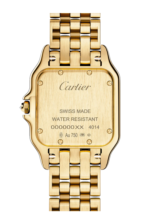 PANTHÈRE DE CARTIER MODELLO MEDIO, ORO GIALLO E DIAMANTI, QUARZO - WJPN0085