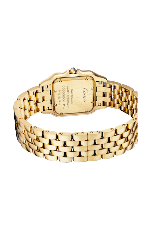 PANTHÈRE DE CARTIER MODELLO MEDIO, ORO GIALLO E DIAMANTI, QUARZO - WJPN0085