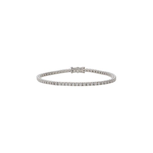 BRACCIALE TENNIS COLLEZIONE FOREVER IN ORO BIANCO E DIAMANTI - 329-PRE-E