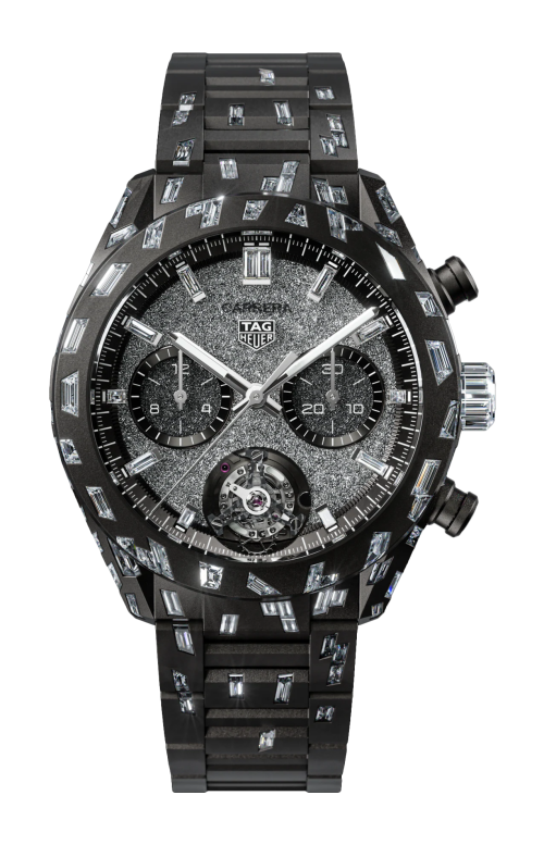 TAG HEUER CARRERA TOURBILLON NANOGRAPH PLASMA DIAMANT D'AVANT-GARDE - CBN5A91.BZ0000