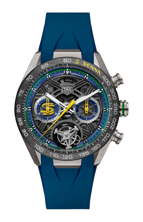 TAG HEUER CARRERA CHRONOGRAPH TOURBILLON EXTREME SPORT X SENNA - LIMITED EDITION - CBU5081.FT6274