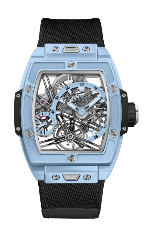SPIRIT OF BIG BANG TOURBILLON 5-DAY POWER RESERVE SKY BLUE CERAMIC 42 MM - LIMITED EDITION - 645.EX.5123.NR