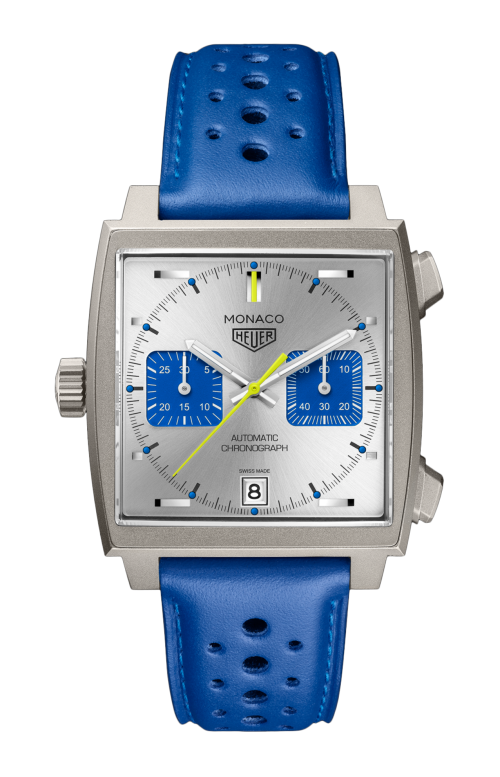 TAG HEUER MONACO CHRONOGRAPH FRENCH RACING BLUE - LIMITED EDITION - CAW218C.FC6548