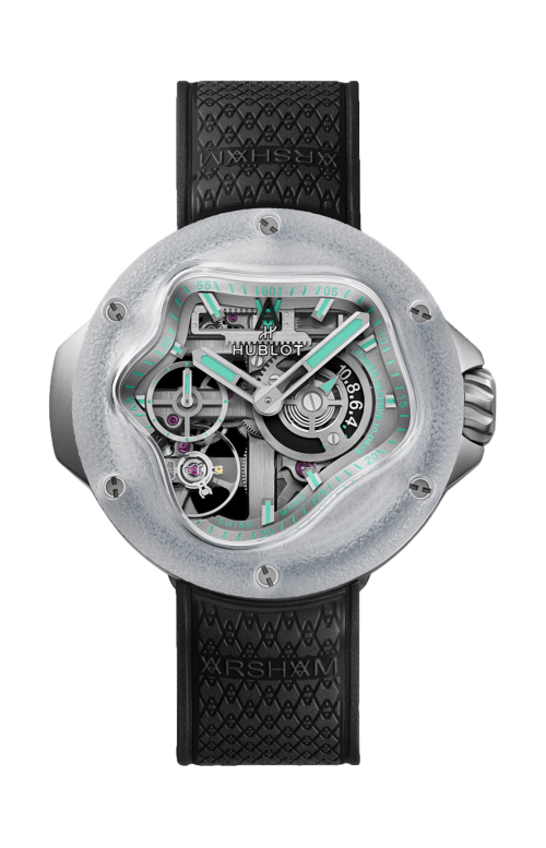 EXCEPTIONAL TIMEPIECES MP-17 MECA-10 ARSHAM SPLASH TITANIUM SAPPHIRE 42 MM - LIMITED EDITION - 917.NJ.6909.RX