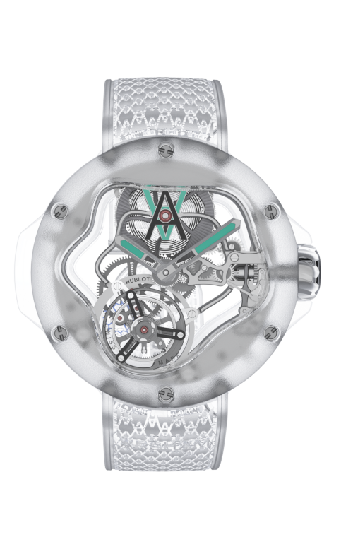 EXCEPTIONAL TIMEPIECES MP-18 TOURBILLON ARSHAM SPLASH SAPPHIRE 42 MM - LIMITED EDITION - 918.JX.0000.RT