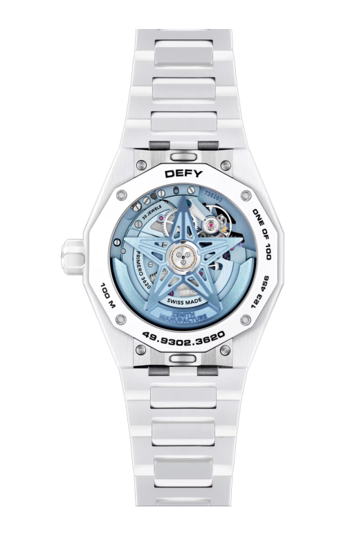DEFY SKYLINE SKELETON WHITE SURFER CERAMIC - LIMITED EDITION - 49.9309.3620/85.I001
