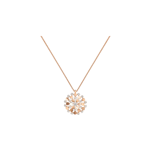 CHAUMET - PENDENTE BEE DE CHAUMET IN ORO ROSA CON PAVÉ DI DIAMANTI - 085404