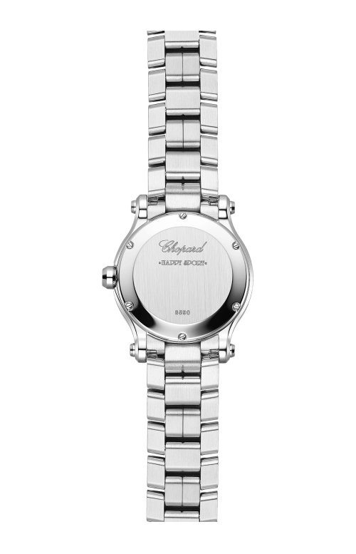 HAPPY SPORT 30 MM, QUARZO, LUCENT STEEL™, DIAMANTI - 278590-3002