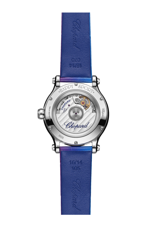HAPPY SPORT 33 MM, AUTOMATICO, LUCENT STEEL™, DIAMANTI - 278608-3006