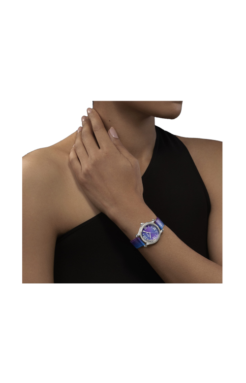 HAPPY SPORT 33 MM, AUTOMATICO, LUCENT STEEL™, DIAMANTI - 278608-3006
