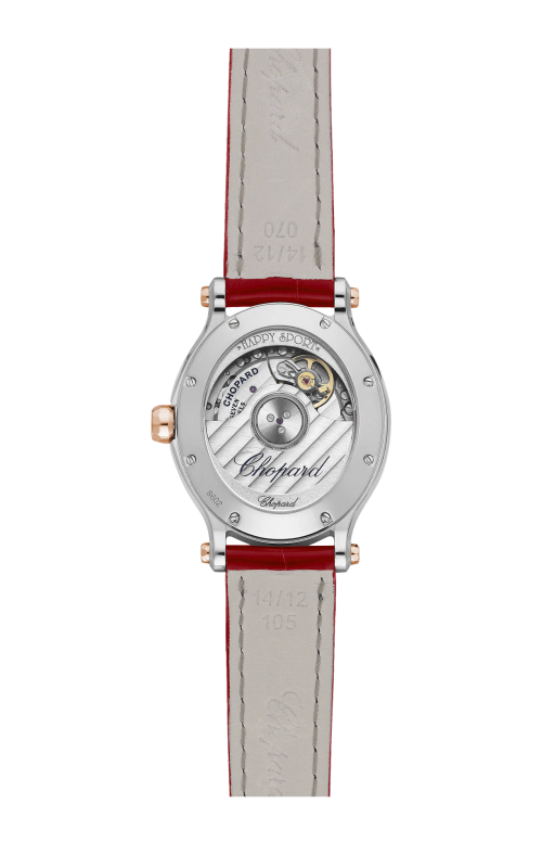 HAPPY SPORT 29 X 31 MM, AUTOMATICO, ORO ROSA ETICO, LUCENT STEEL™, DIAMANTI - 278602-6006