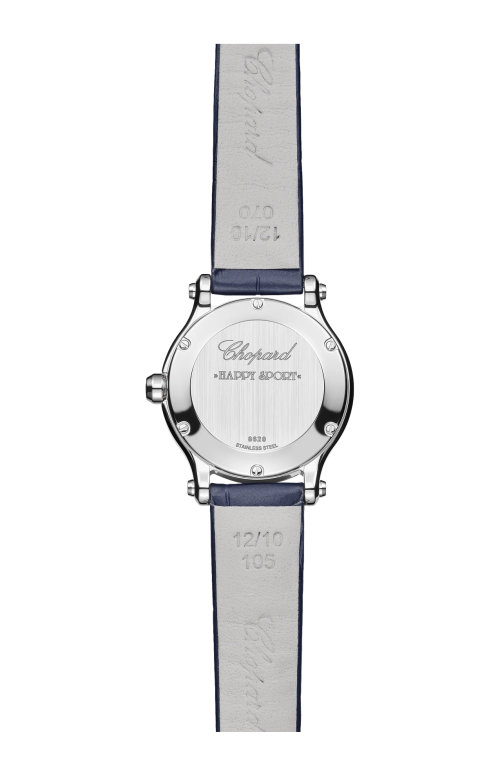 HAPPY SPORT 25 MM, QUARZO, LUCENT STEEL™, DIAMANTI - 278620-3002