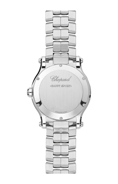 HAPPY SPORT 36 MM, QUARZO, LUCENT STEEL™, DIAMANTI - 278582-3011