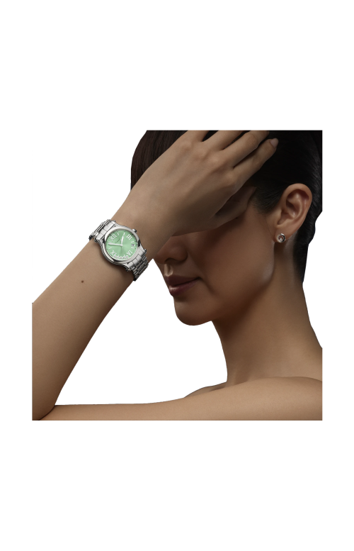 HAPPY SPORT 36 MM, QUARZO, LUCENT STEEL™, DIAMANTI - 278582-3011