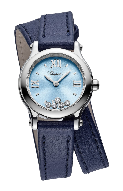 HAPPY SPORT 25 MM, QUARZO, LUCENT STEEL™, DIAMANTI - 278620-3003