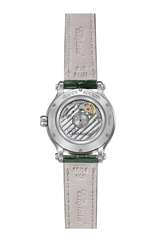 HAPPY SPORT 33 MM, AUTOMATICO, LUCENT STEEL™, DIAMANTI - 278608-3010