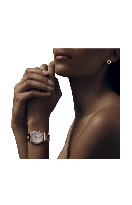 HAPPY SPORT 33 MM, AUTOMATICO, ORO ROSA ETICO, DIAMANTI - 275378-5004