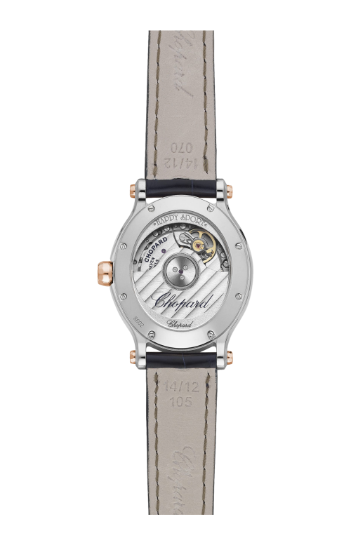 HAPPY SPORT 29 X 31 MM, AUTOMATICO, ORO ROSA ETICO, LUCENT STEEL™, DIAMANTI - 278602-6003