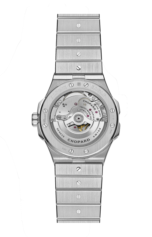 ALPINE EAGLE 41 MM, AUTOMATICO, ORO BIANCO ETICO, DIAMANTI, ZAFFIRI - 295363-1006