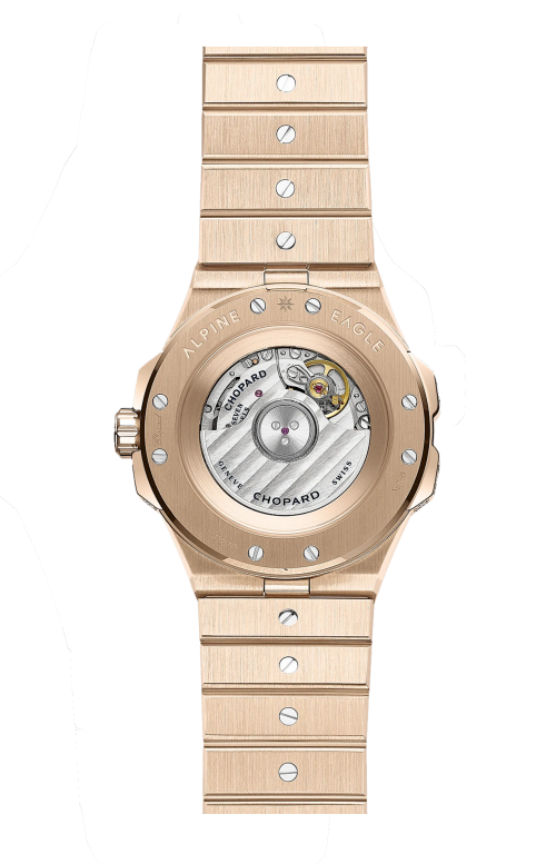 ALPINE EAGLE 36 MM, AUTOMATICO, ORO ROSA ETICO, DIAMANTI, ZAFFIRI - 295370-5005