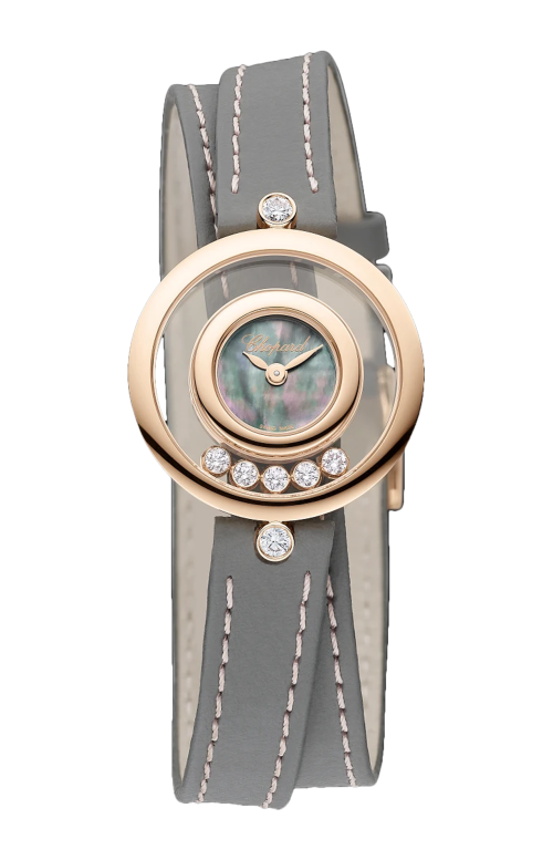 HAPPY DIAMONDS ICONS 26 MM, QUARZO, ORO ROSA ETICO, DIAMANTI - 209415-5003