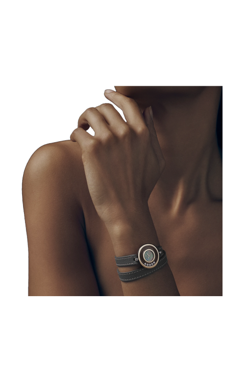 HAPPY DIAMONDS ICONS 26 MM, QUARZO, ORO ROSA ETICO, DIAMANTI - 209415-5003