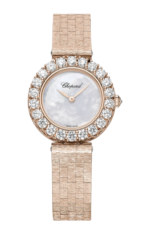 L'HEURE DU DIAMANT ROUND 26 MM, MANUALE, ORO ROSA ETICO, DIAMANTI - 10A178-5301