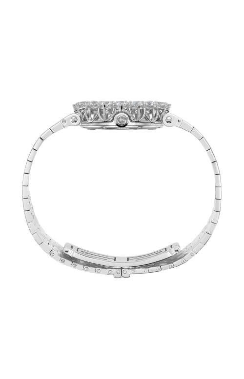 L'HEURE DU DIAMANT 30 X 27 MM, MANUALE, ORO ETICO BIANCO, DIAMANTI - 10A393-1106