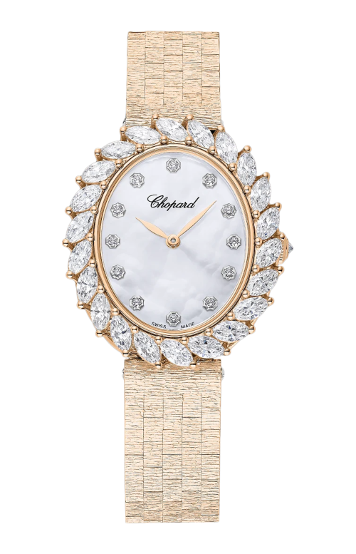 L'HEURE DU DIAMANT 35 X 30 MM, AUTOMATICO, ORO ROSA ETICO, DIAMANTI - 10A326-5106