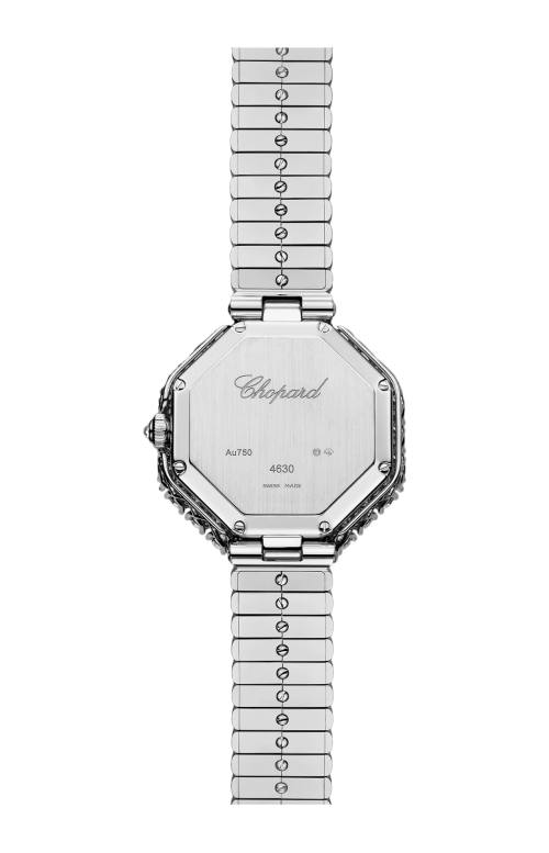 L'HEURE DU DIAMANT OCTAGONAL 32 X 32 MM, AUTOMATICO, ORO ETICO BIANCO, DIAMANTI - 10A097-1404