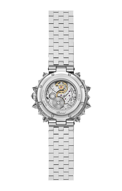 L'HEURE DU DIAMANT ROUND 30 MM, MANUALE, ORO ETICO BIANCO, DIAMANTI - 10A391-1300