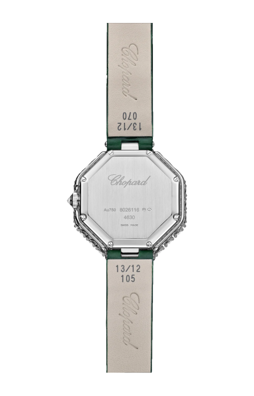 L'HEURE DU DIAMANT OCTAGONAL 32 X 32 MM, AUTOMATICO, ORO ETICO BIANCO, DIAMANTI - 13A097-1111