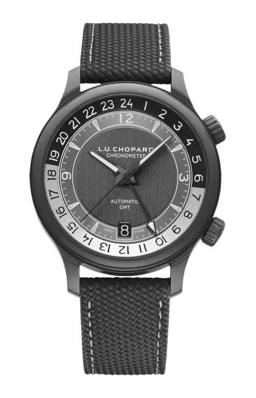 L.U.C GMT ONE BLACK 42 MM, AUTOMATICO, TITANIO CERAMIZZATO - LIMITED EDITION - 168579-3004