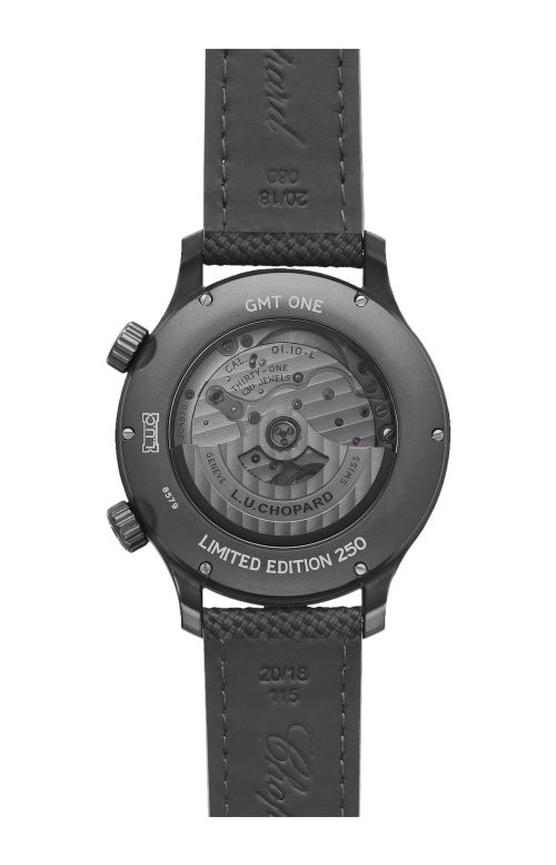 L.U.C GMT ONE BLACK 42 MM, AUTOMATICO, TITANIO CERAMIZZATO - LIMITED EDITION - 168579-3004