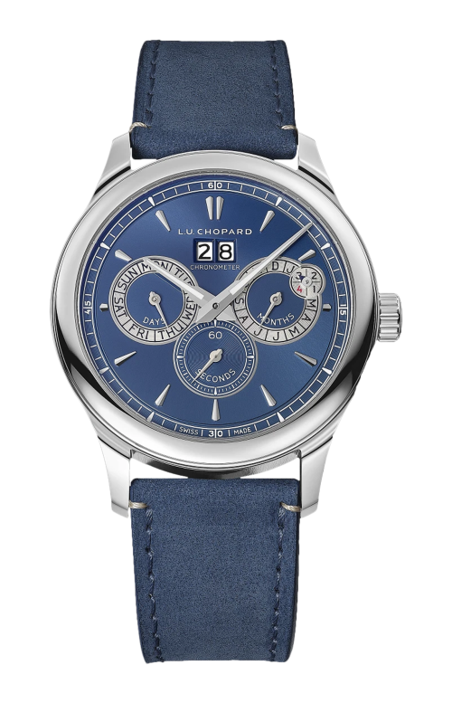 L.U.C PERPETUAL TWIN 43 MM, AUTOMATICO, LUCENT STEEL™ - 168561-3003