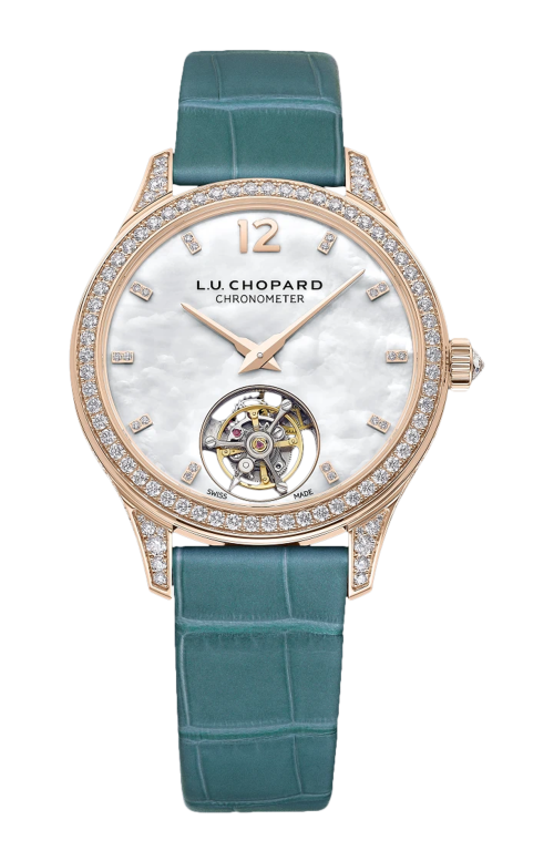 L.U.C FLYING T TWIN 35 MM, AUTOMATICO, ORO ROSA ETICO, DIAMANTI - LIMITED EDITION - 131981-5001
