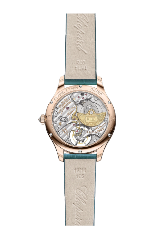 L.U.C FLYING T TWIN 35 MM, AUTOMATICO, ORO ROSA ETICO, DIAMANTI - LIMITED EDITION - 131981-5001