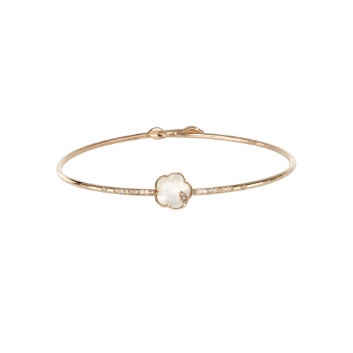 CHOKER PETIT JOLI LUNAIRE GIROCOLLO IN ORO ROSA CON GEMMA PERLA DI LUNA E DIAMANTI - 16563R