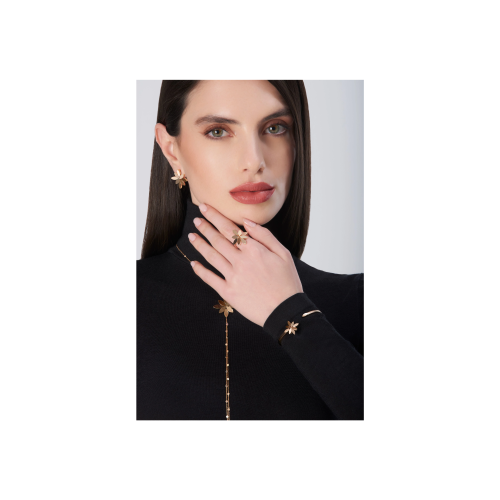 ANELLO GHIRLANDA LUCE DI LOTO IN ORO ROSA - 16693R