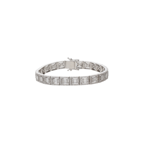 Accedi alla scheda di Bartorelli Italian Jewels BRACCIALE RETRO' IN ORO BIANCO FULL PAV&Eacute; DI DIAMANTI - 035-VB29757