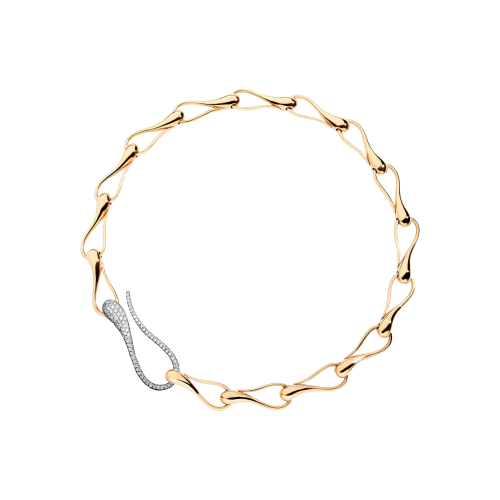 CATENA ELIKA MAGLIE GRANDI CON PAVE - DEK02CARRDI