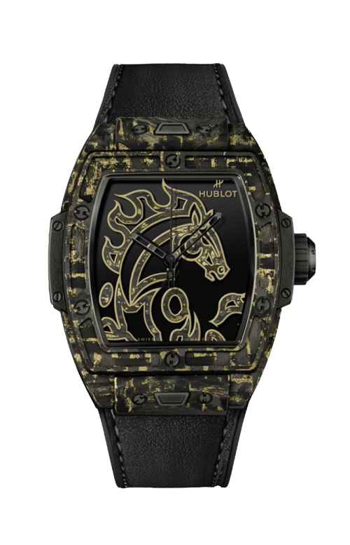Accedi alla scheda di Hublot SPIRIT OF BIG BANG YEAR OF THE HORSE CARBON YELLOW GOLD 42 MM - 646.QX.1233.VR.CNY26