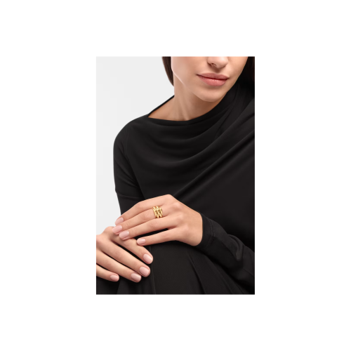 Accedi alla scheda di Bulgari ANELLO VIMINI A CINQUE FASCE IN ORO GIALLO 18 KT. ARCHIVE 01 DELLA COLLEZIONE BVLGARI ETERNAL - AN860594