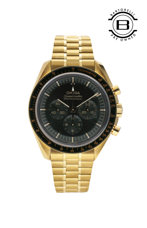 Accedi al prodotto correlato Omega OMEGA SPEEDMASTER MOONWATCH PROFESSIONAL 42 MM, ORO MOONSHINE&trade; SU ORO MOONSHINE&trade; - U-310.60.42.50.10.001